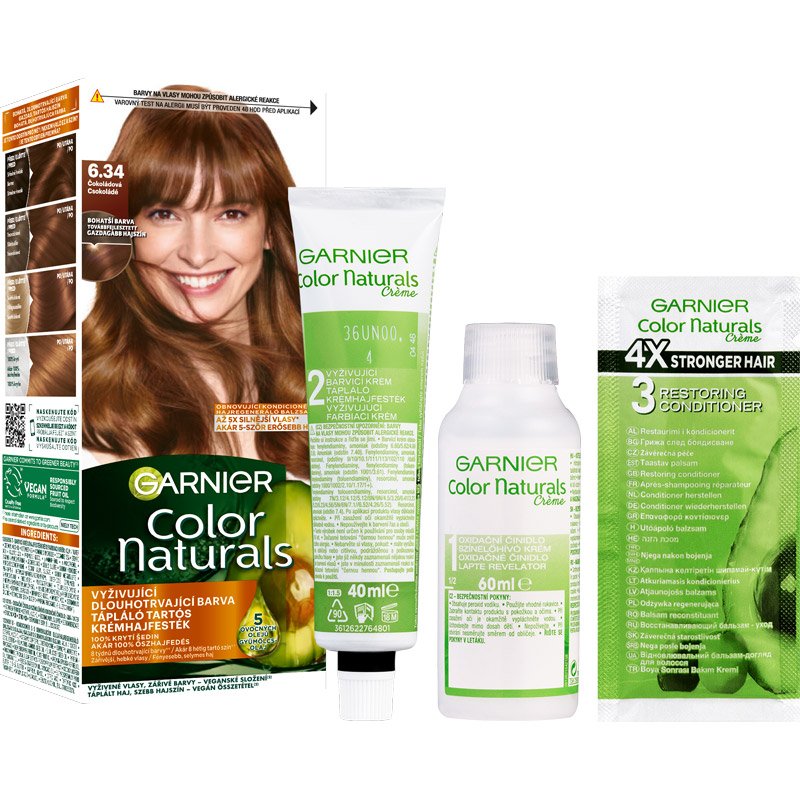 Color Naturals Tartós hajfesték 6.34 Csokoládé - 2